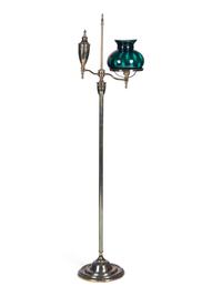 A Metal Floor Lamp