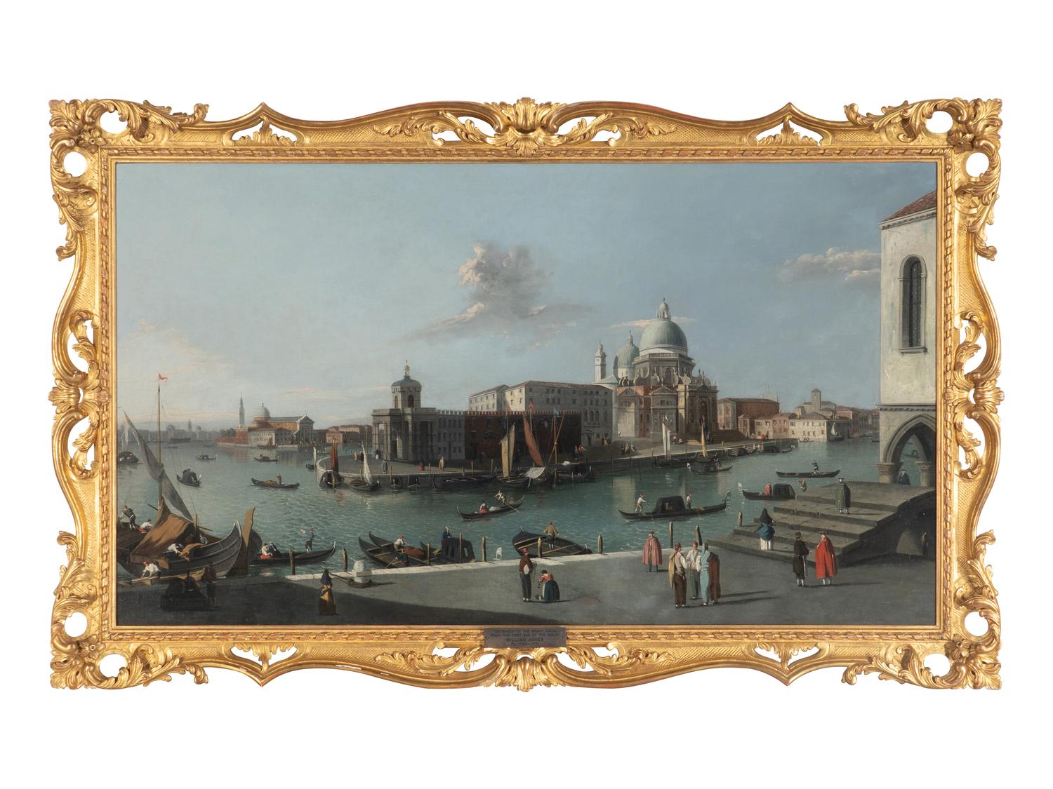 The Grand Canal Looking South From the Molo With a View of Santa Maria della Salute