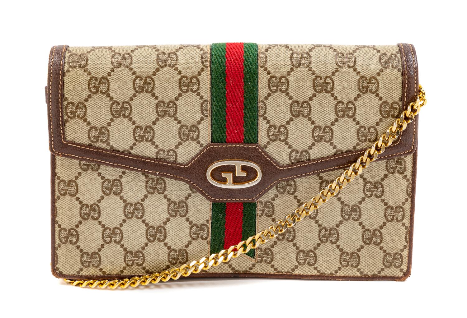 Gucci Signature Purse with Logo, 1990s
