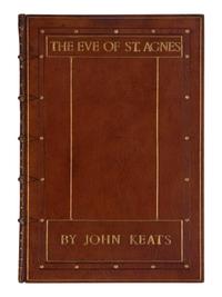 [BINDING - KELLIEGRAM]. KEATS, John (1795-1821). The Eve of St. Agnes . London: Sampson Low and Son for Joseph Cundall, 1856.