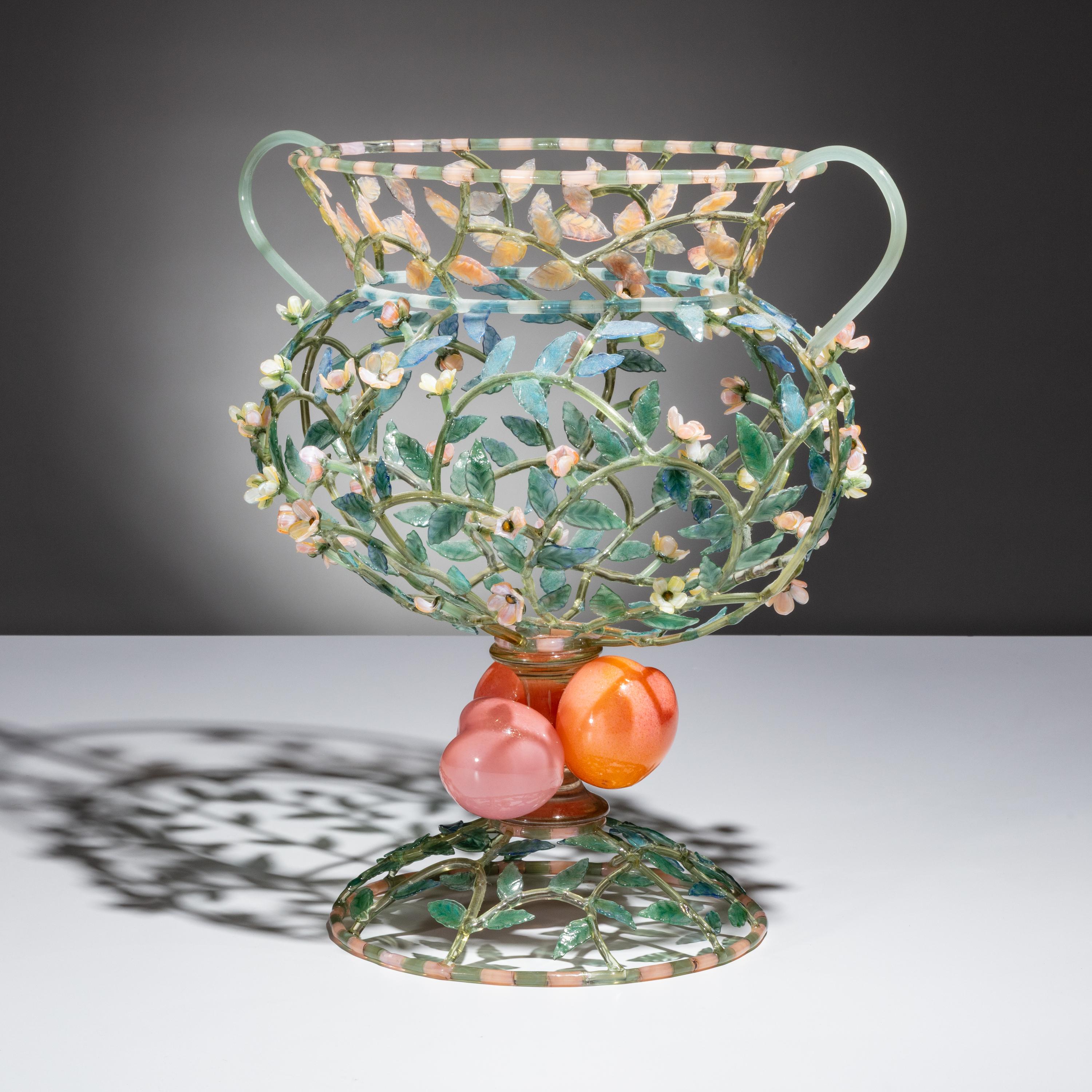 Kari Russell-Pool (American, b. 1967) — Peach Cluster Trophy from the Wish Bowl series