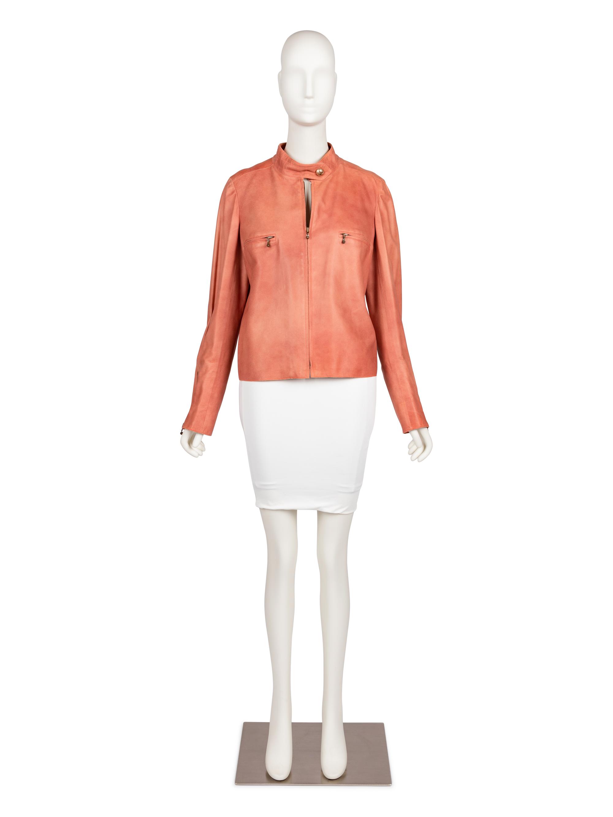 Chanel Pink Leather Jacket, Cruise 2008