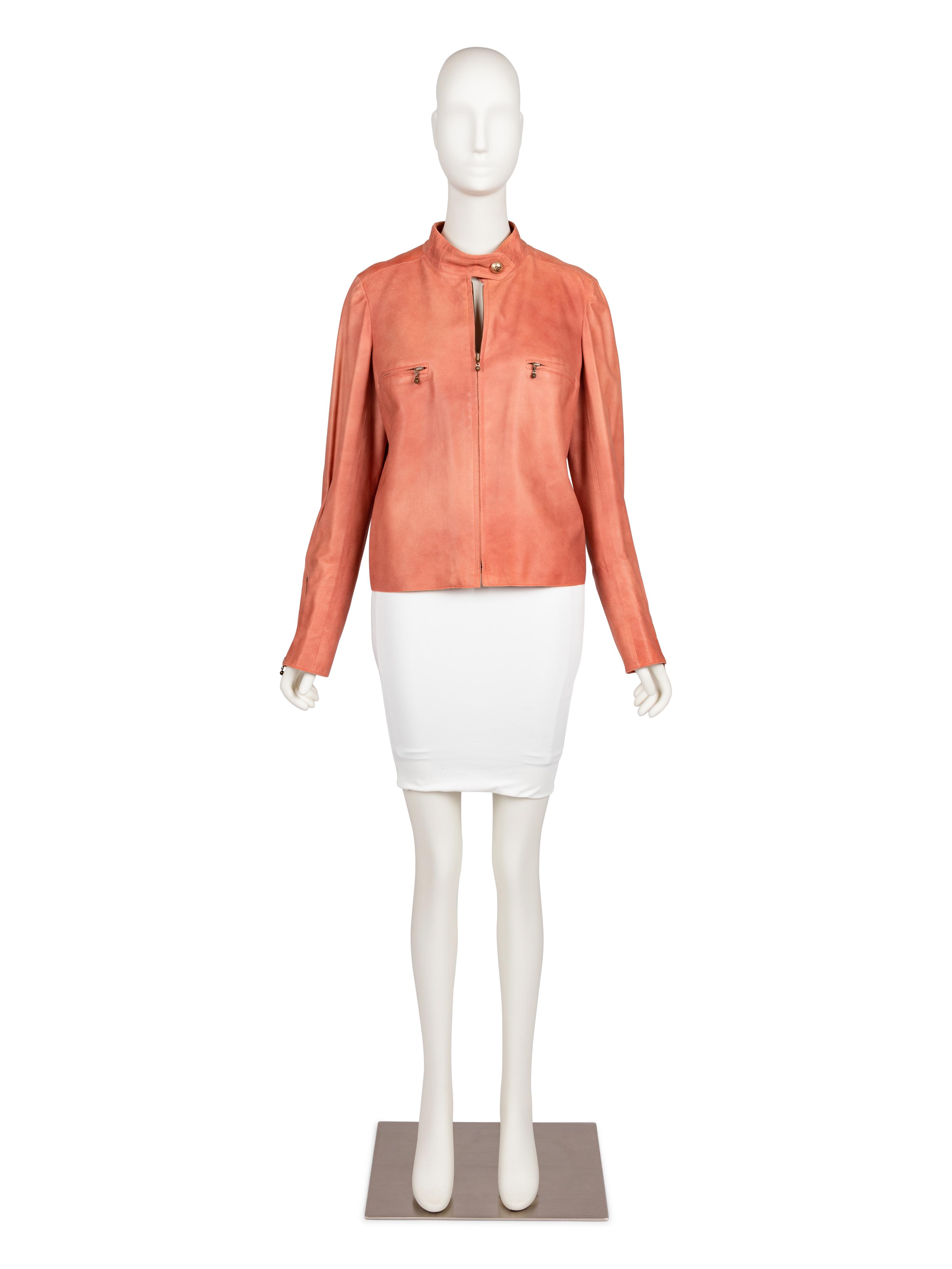 Chanel Pink Leather Jacket, Cruise 2008
