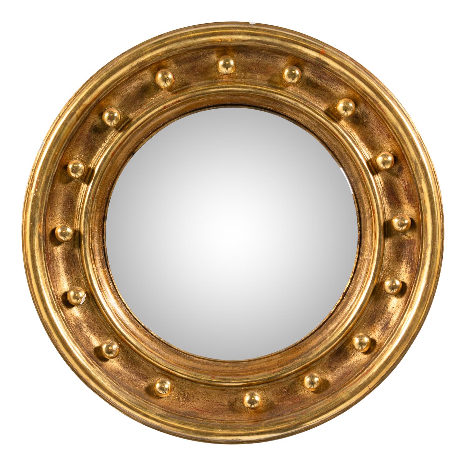 A Regency Style Giltwood Bullseye Mirror