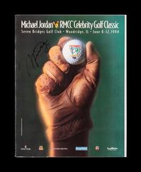 A Michael Jordan Signed Autograph Ronald McDonald Charity Golf Program (Beckett Authentication Services)