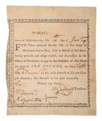 [REVOLUTIONARY WAR]. Pay abstract for officers and soldiers in Capt. Peter Woodbury's Company.