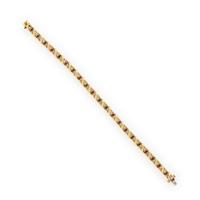 Ruby, Diamond, and Yellow Gold Bracelet