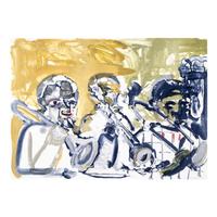 Romare Bearden (American, 1911-1988) — Brass Section (from Jazz) , 1979