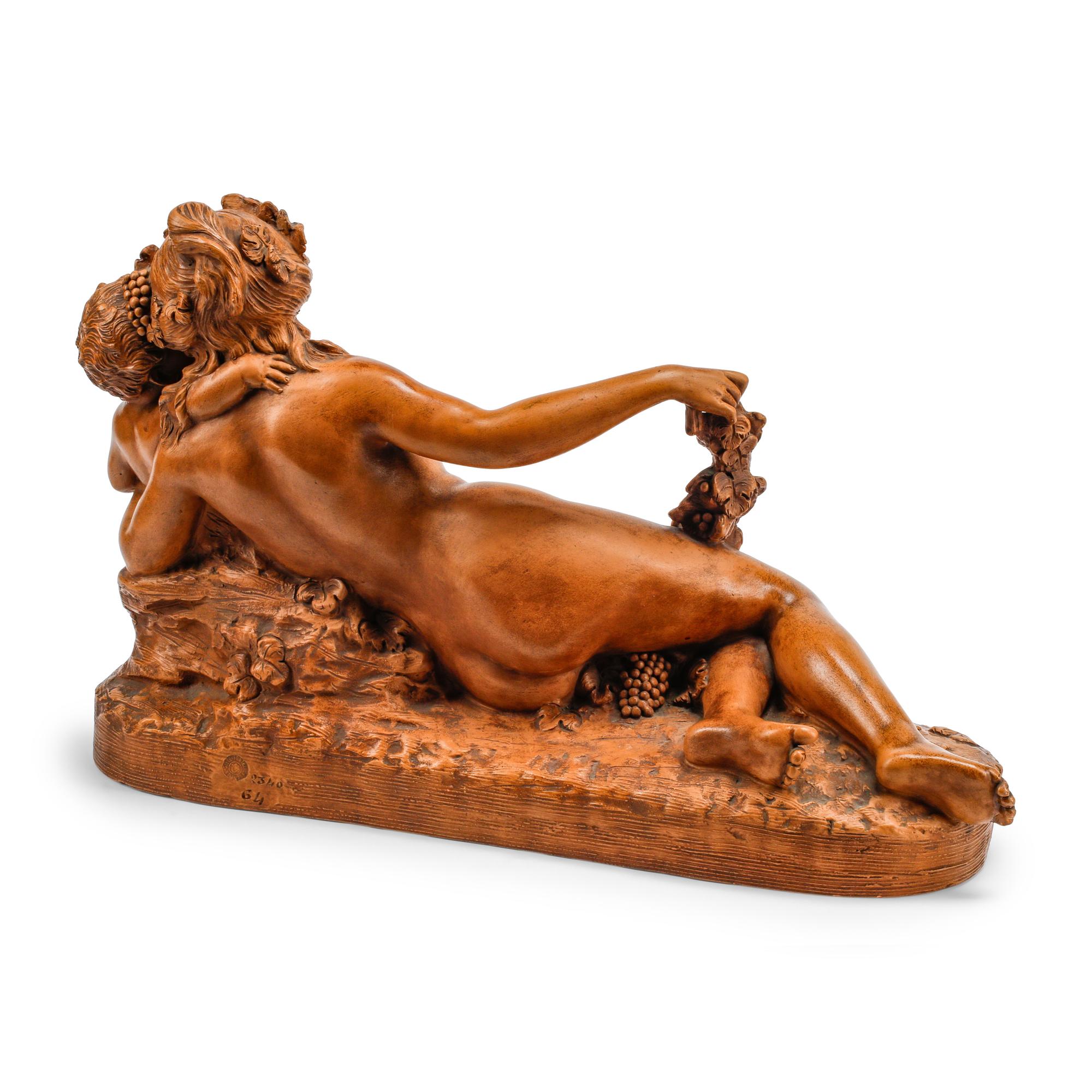 A French Terracotta Figural Group
