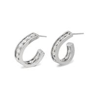 WHITE GOLD AND DIAMOND EARRINGS