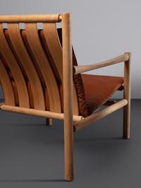 Pair of Lounge Chairs J.H. Johanssen's Eftf., Denmark