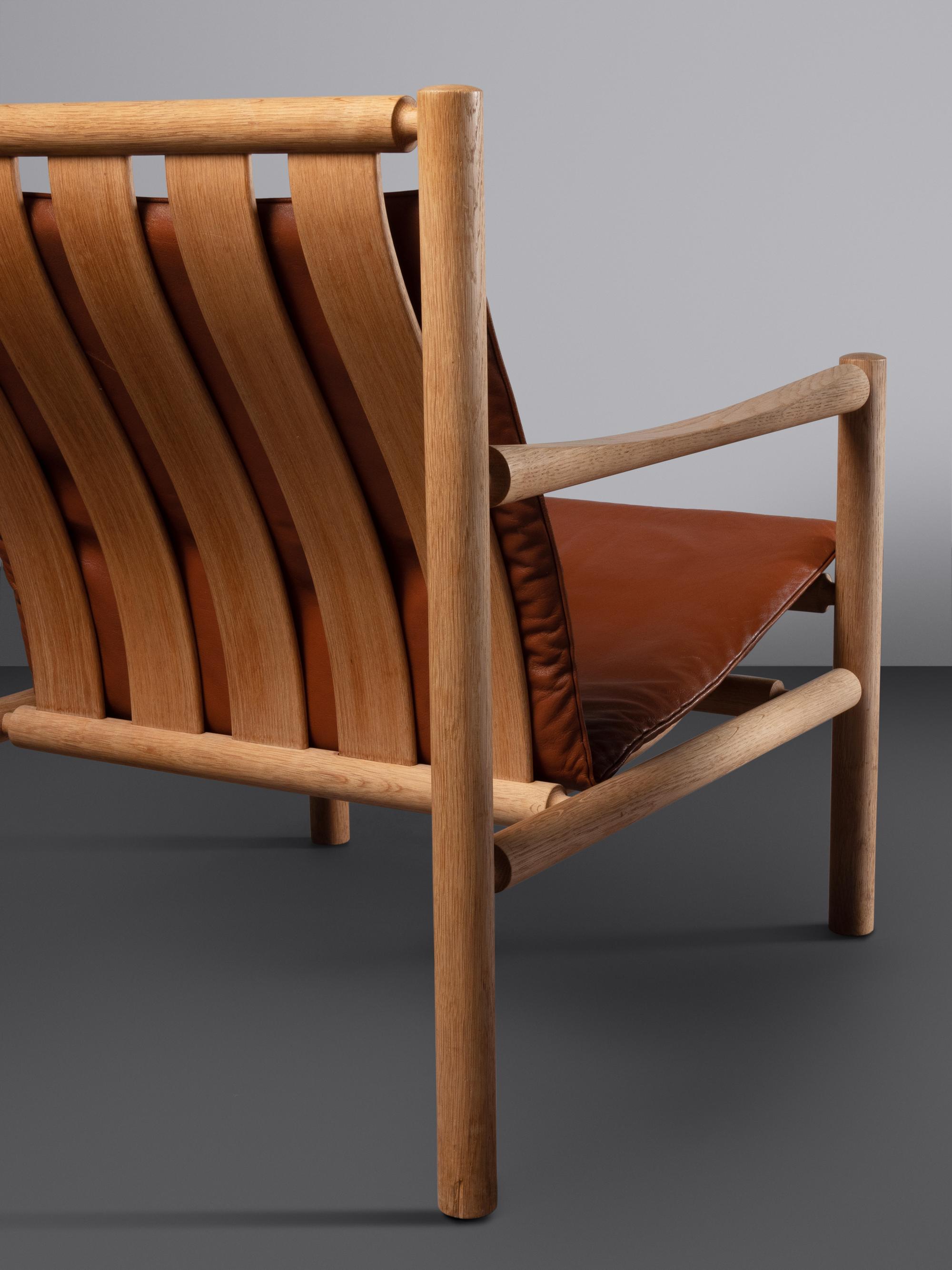 Pair of Lounge Chairs J.H. Johanssen's Eftf., Denmark