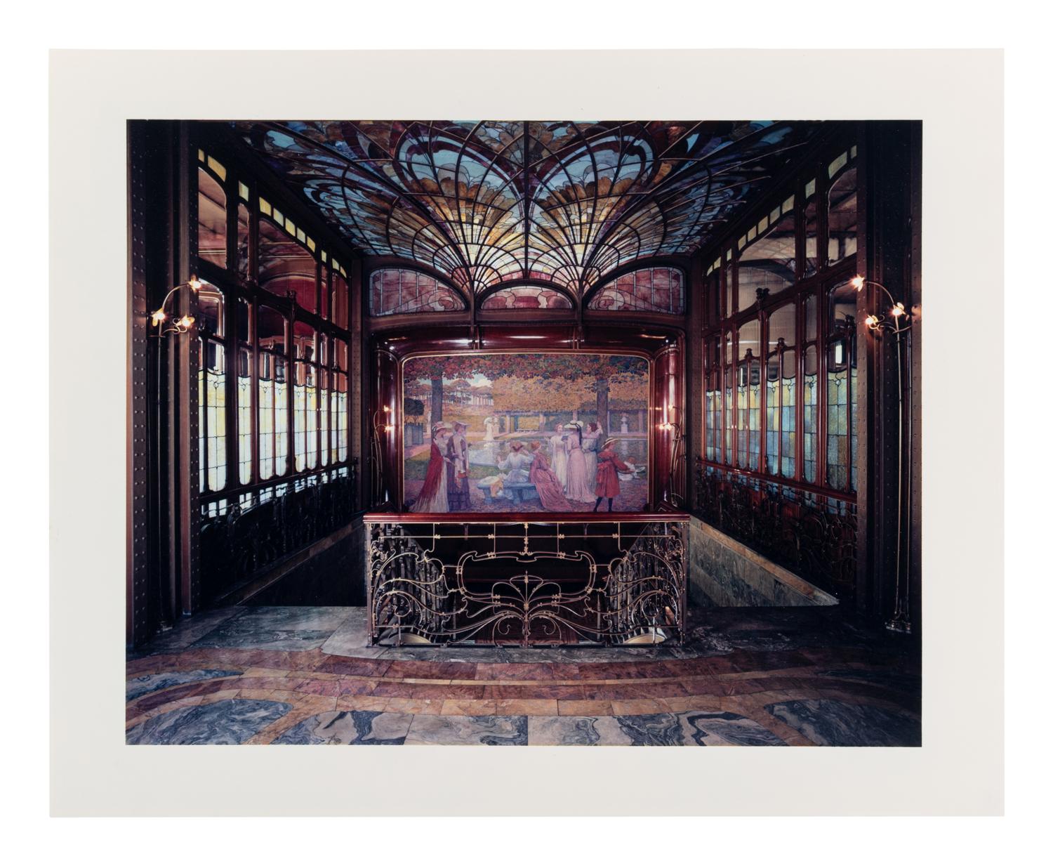 Evelyn Hofer (1922-2009) 260, Villa Stuck, Munich, 1984 ; and Maison Solvay Bruxelles, 1985