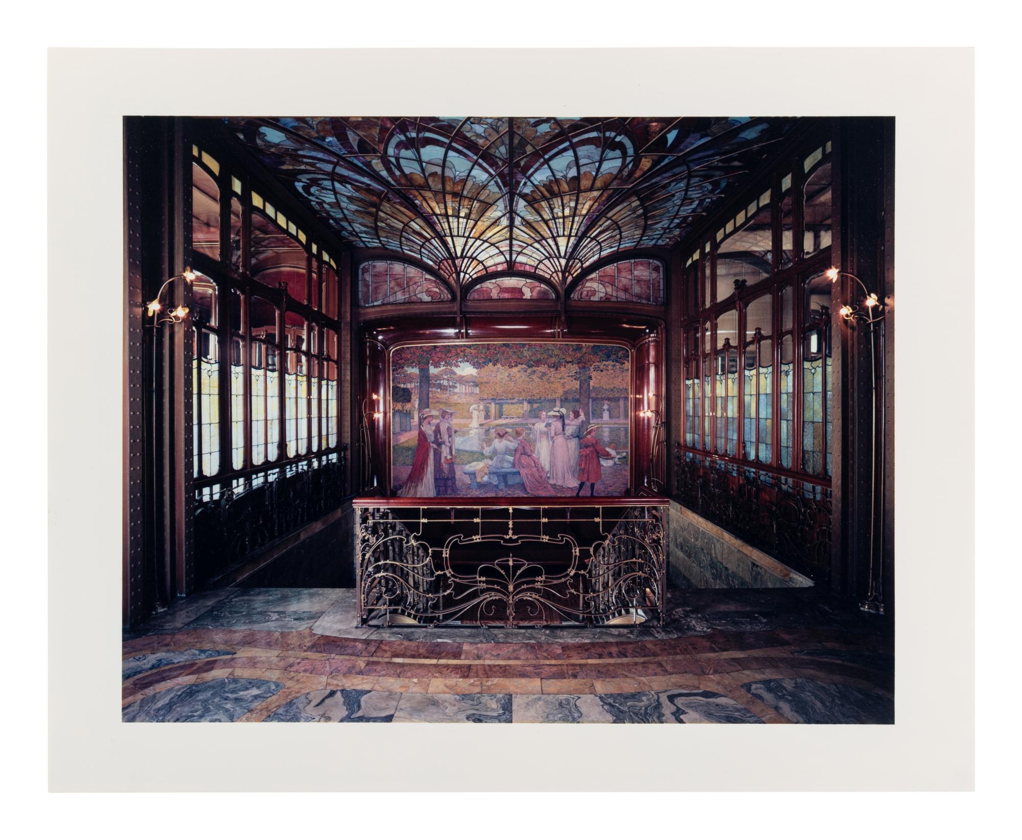 Evelyn Hofer (1922-2009) 260, Villa Stuck, Munich, 1984 ; and Maison Solvay Bruxelles, 1985