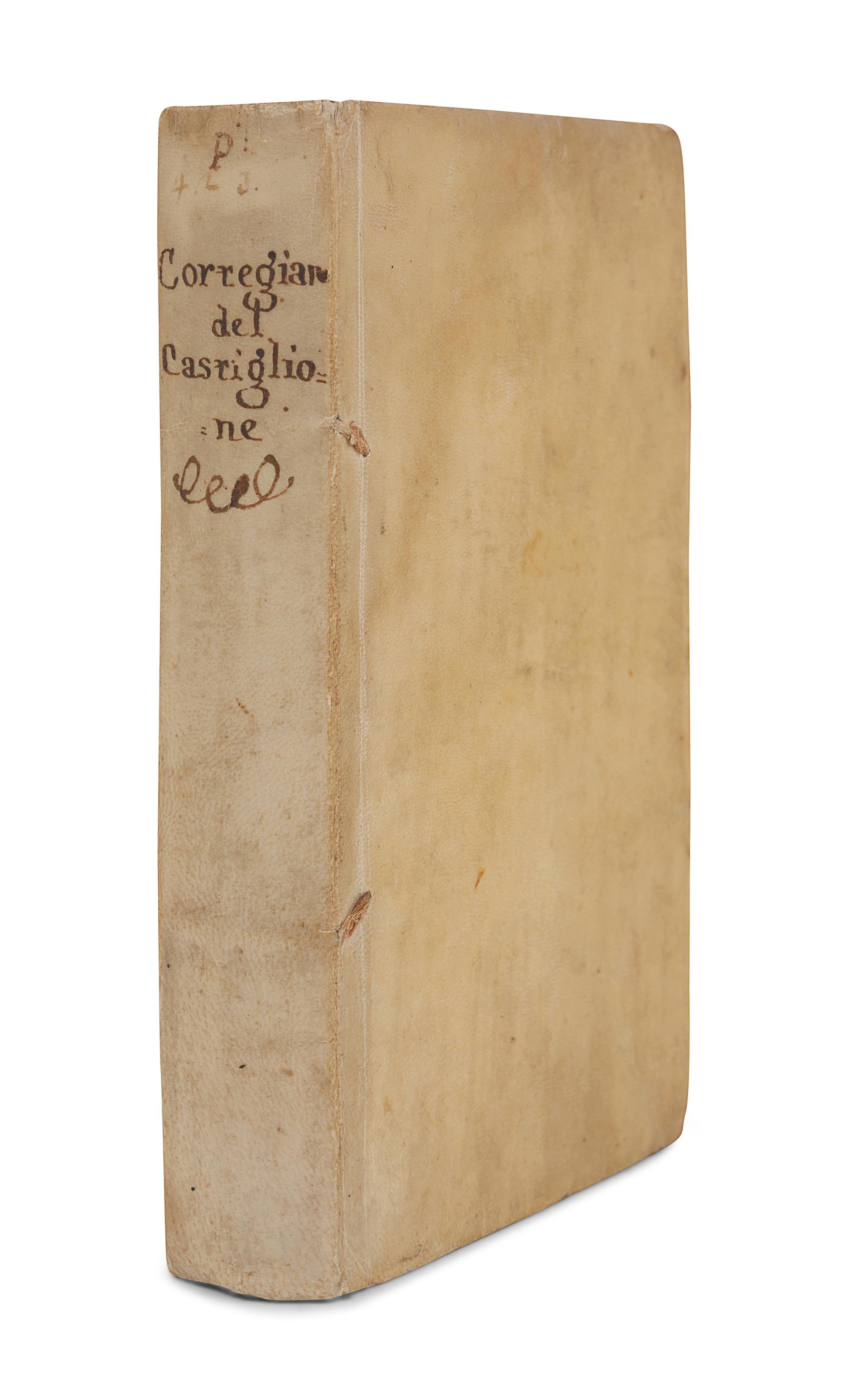 CASTIGLIONE, Baldassare (1478-1529). [The Courtier.] Il Libro del Cortegiano. Florence: Benedetto Giunta, 1537.