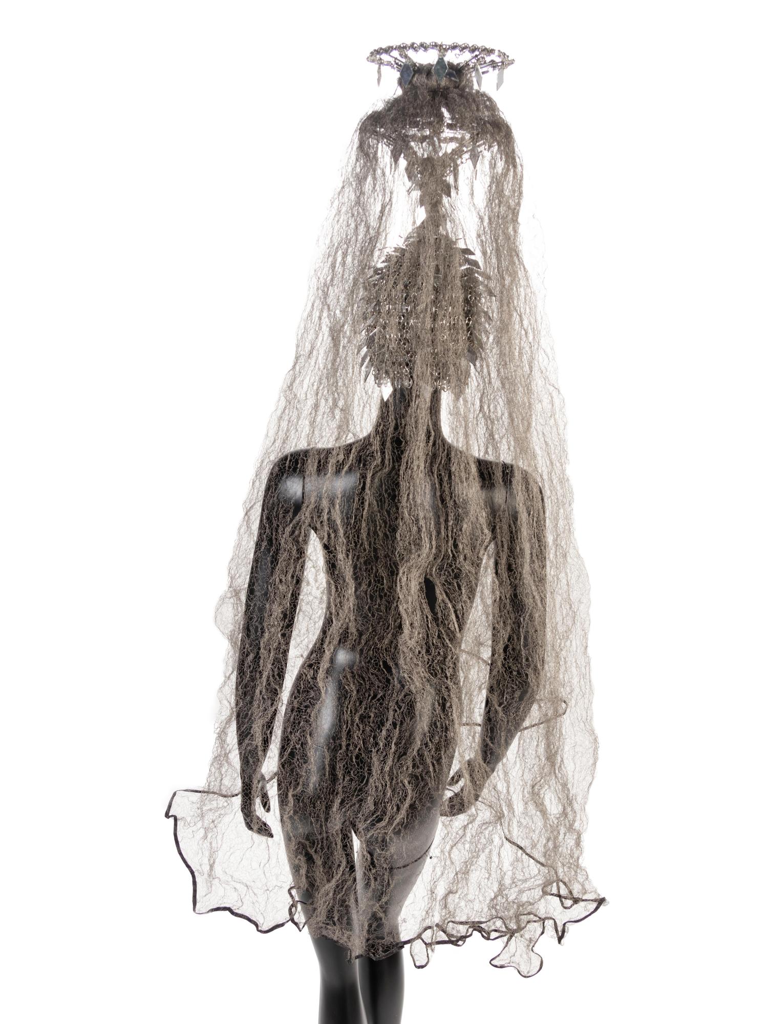 Paco Rabanne Headdress with Wire Veil