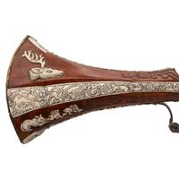 Contemporary Flintlock Rifle in the Style of an Elizabethan Carbine by John B. Derrick (American, b.1936)