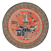 Nine Chinese Embroidered Silk Articles