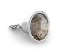 An American Silver Bell, , having a handle in the form of a sailing ship