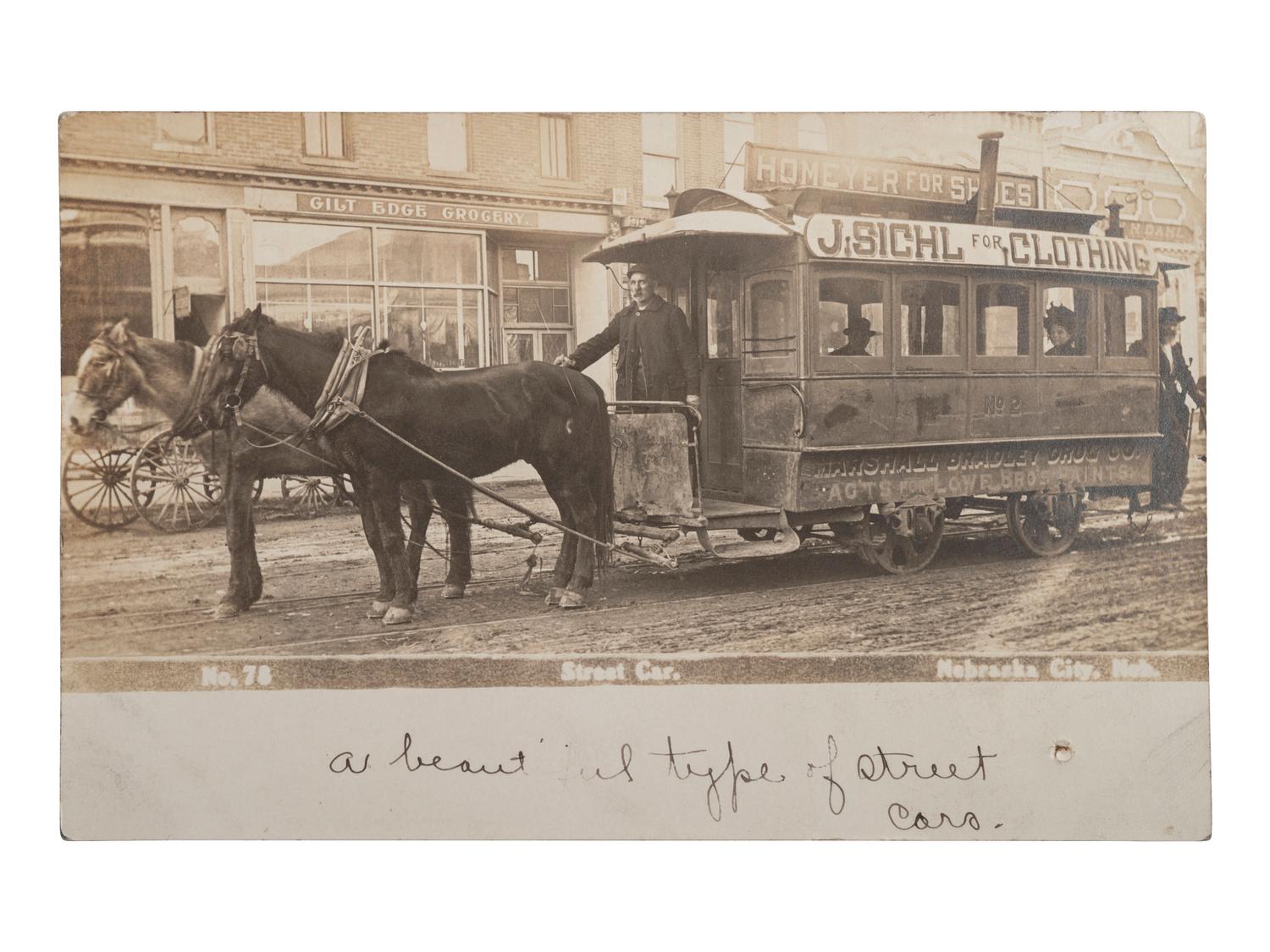 [EPHEMERA]. A group of 57 RPPCs & photographs of stagecoaches, wagons, and horse-drawn vehicles.