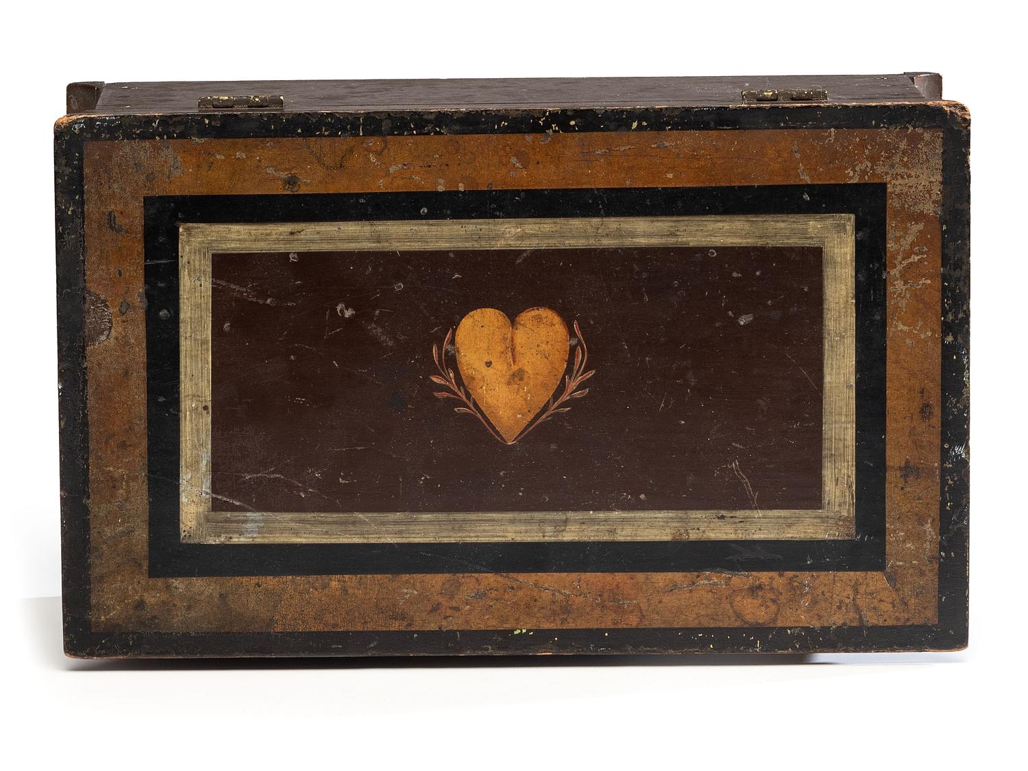 Two Paint-Decorated Boxes