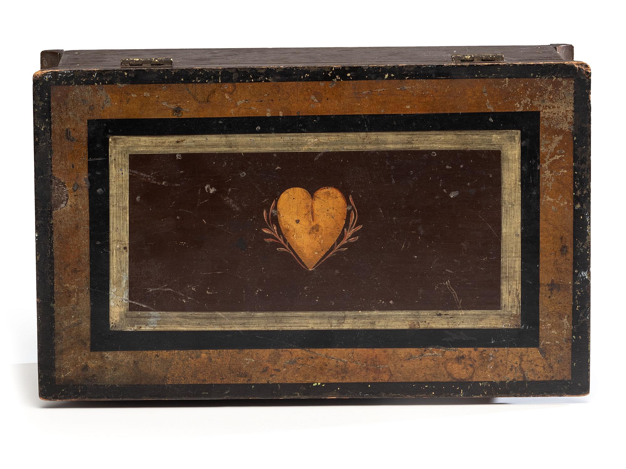 Two Paint-Decorated Boxes