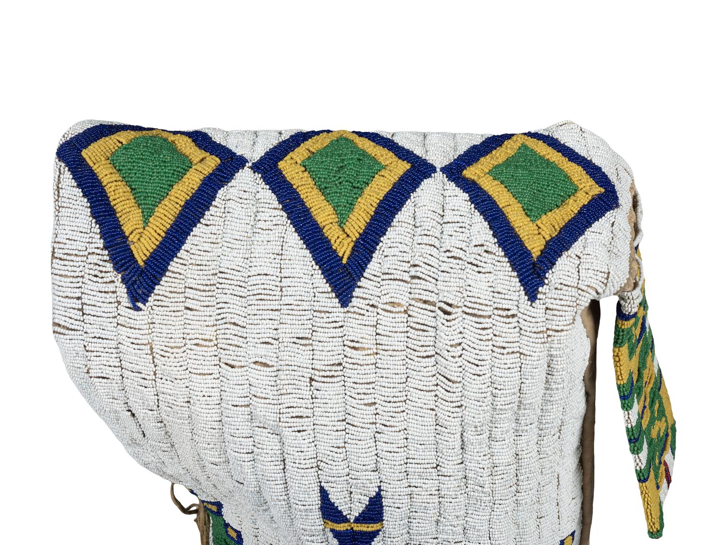 Sioux Beaded Hide Cradle