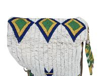 Sioux Beaded Hide Cradle