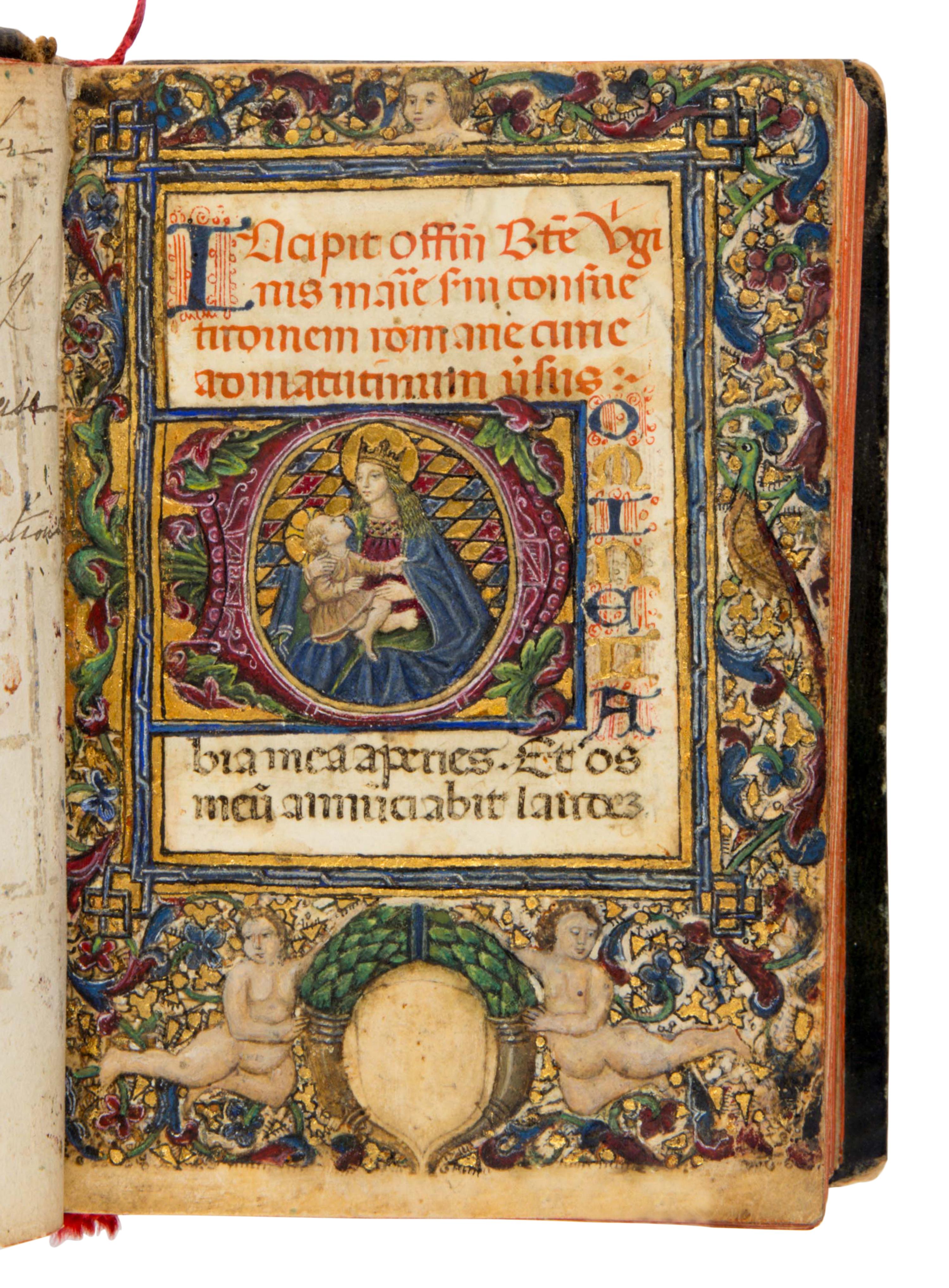 FOLLOWER OF COLA RAPICANO (Naples, active c. 1451-1488) Book of Hours, in Latin, illuminated manuscript on parchment [Italy, Naples? c. 1480-1490]