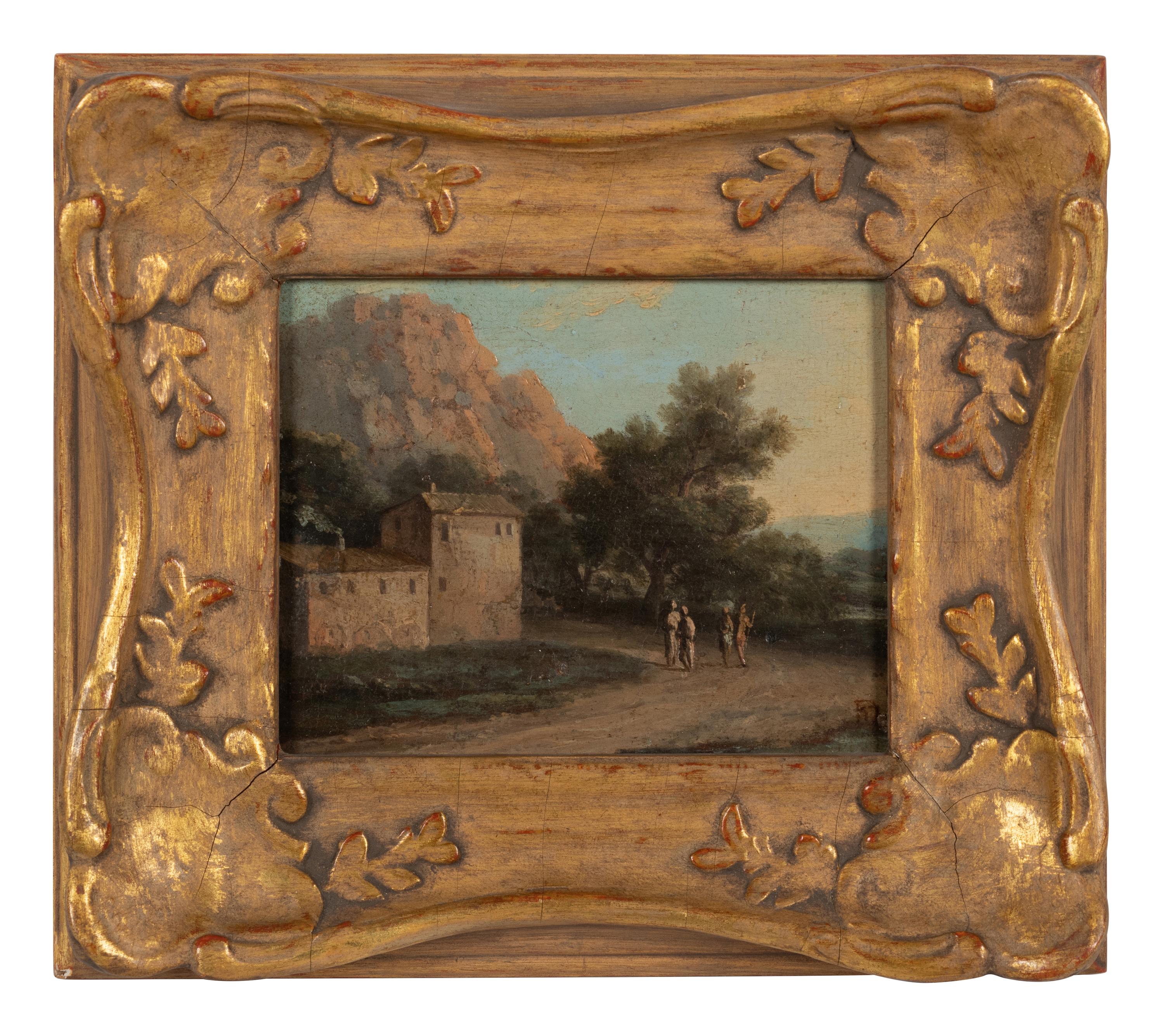 Manner of David Teniers the Younger (Flemish, 1610-1690) and Manner of George Barret (British, b. circa 1728-1784)