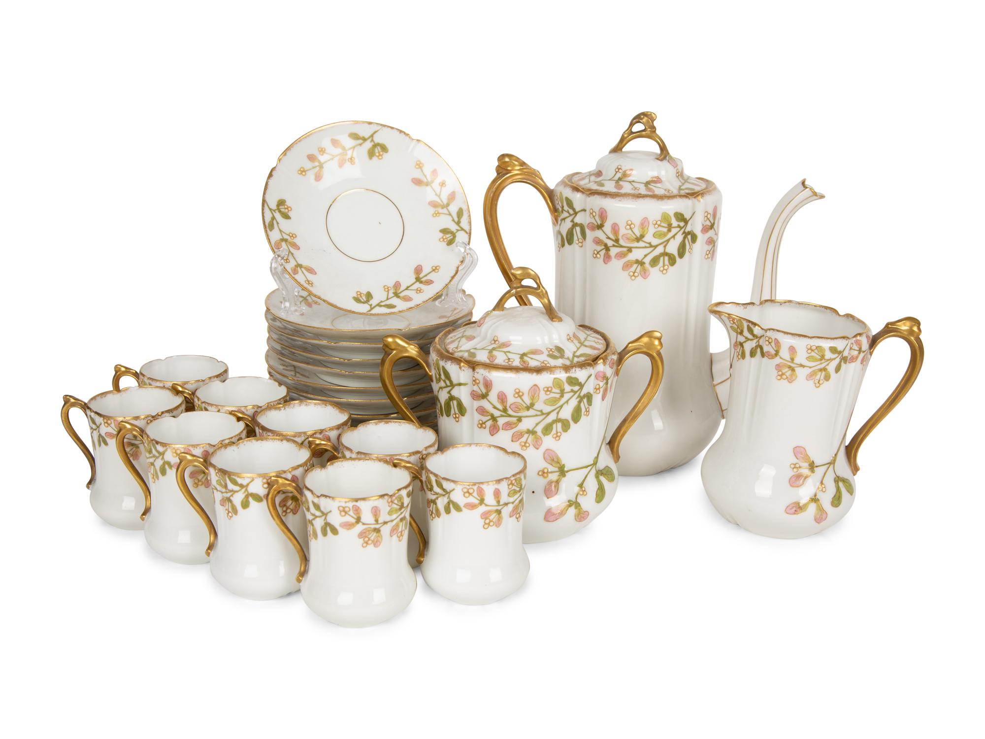 A Continental Porcelain Coffee Service — 20TH CENTURY