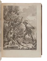 CERVANTES SAAVEDRA, Miguel de (1547-1616). [Don Quixote]. The History and Adventures of the Renowned Don Quixote. Tobias Smollett, translator. London: for A. Millar and others, 1755.