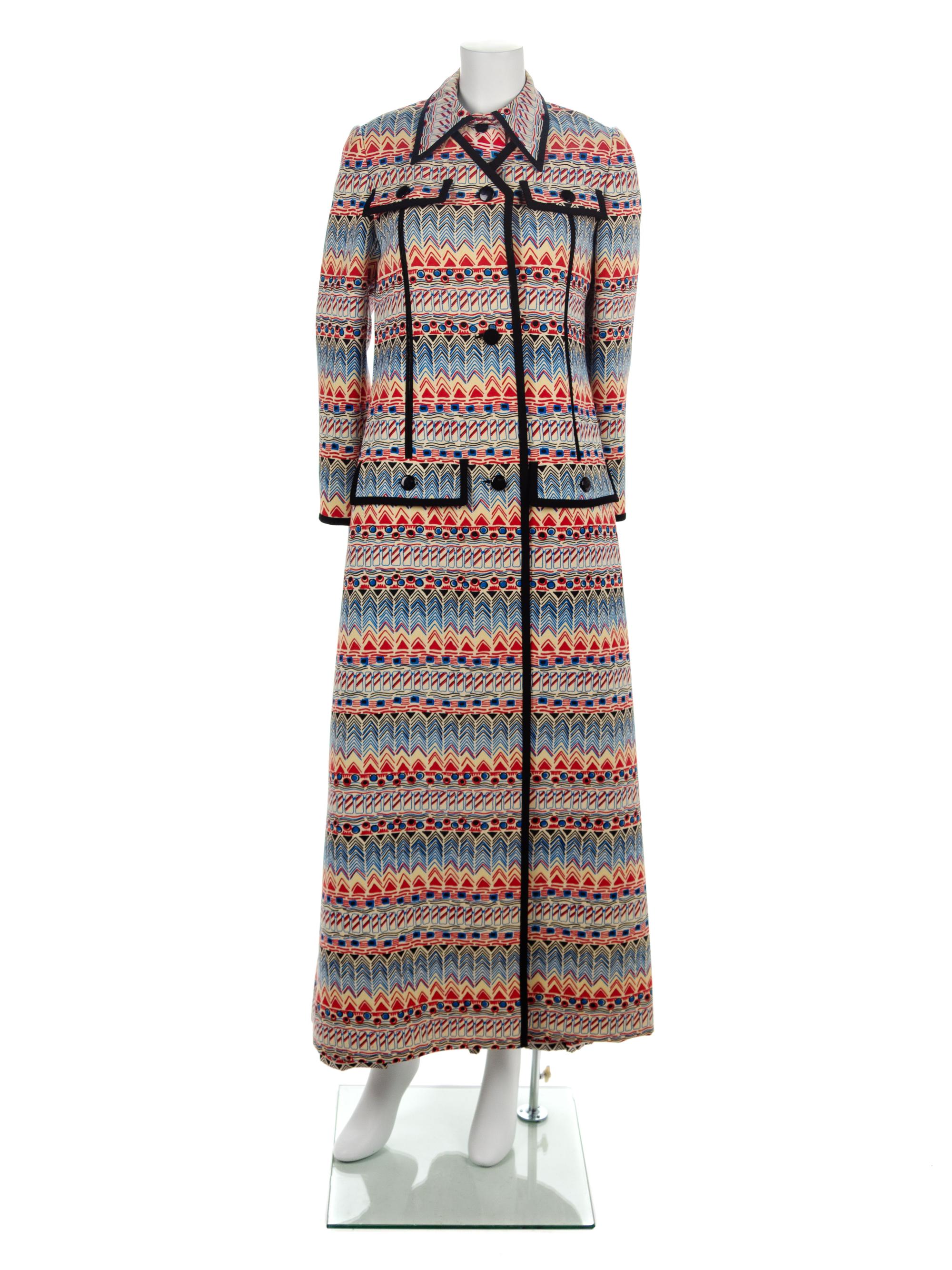 Galanos Dress and Coat, 1970s