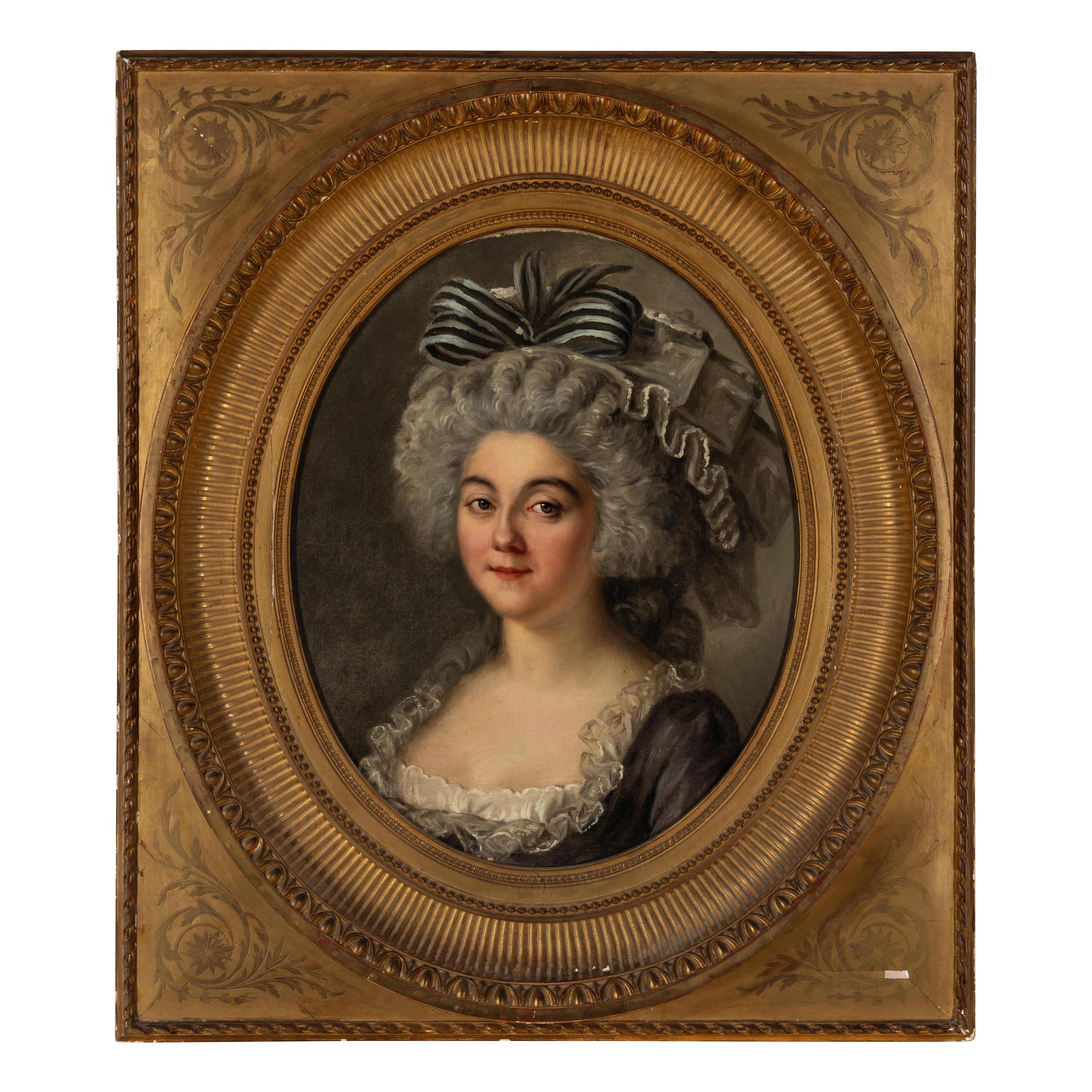 French School, 18th Century — Portrait of a Woman