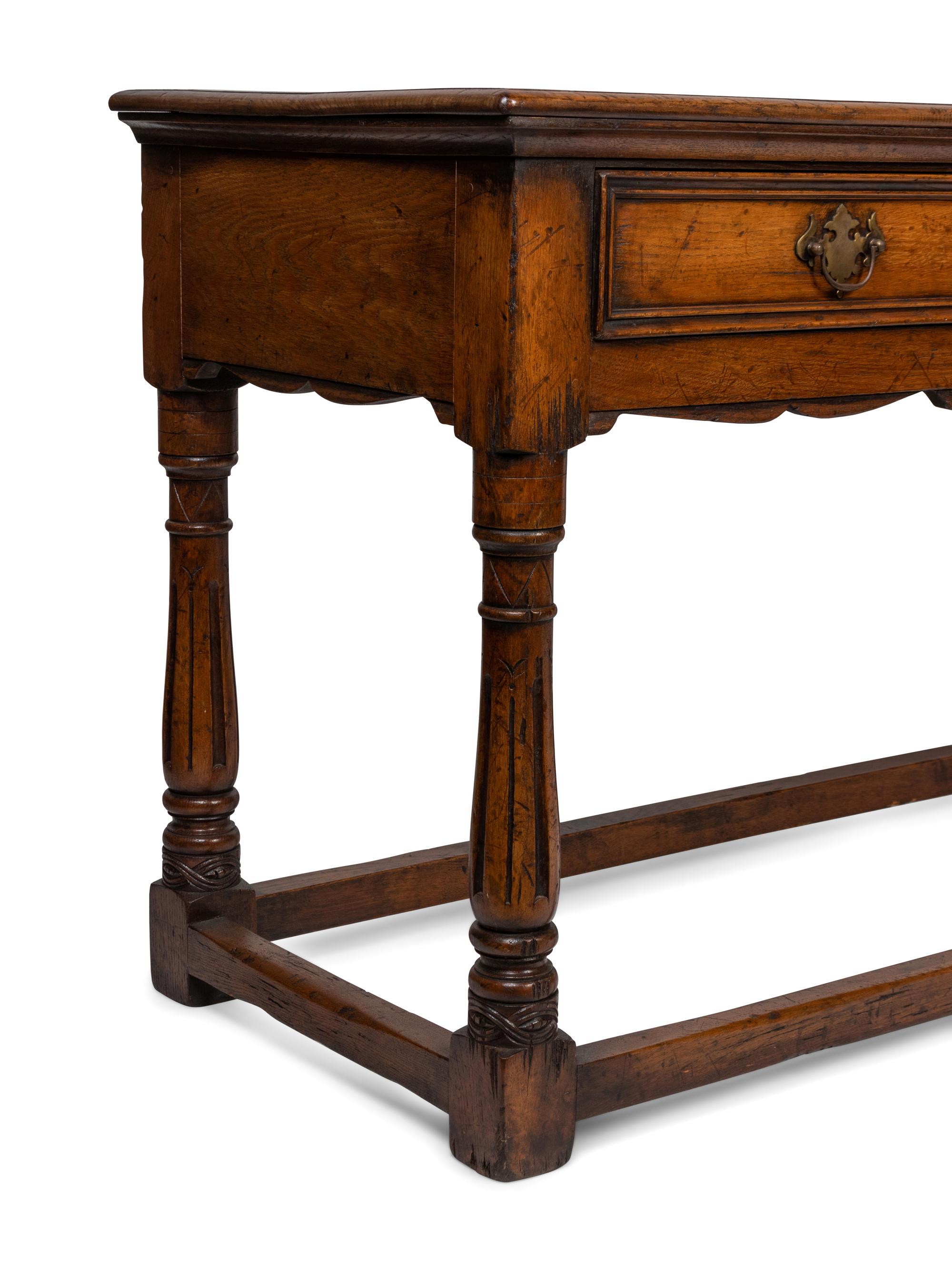 A George III Oak Serving Table