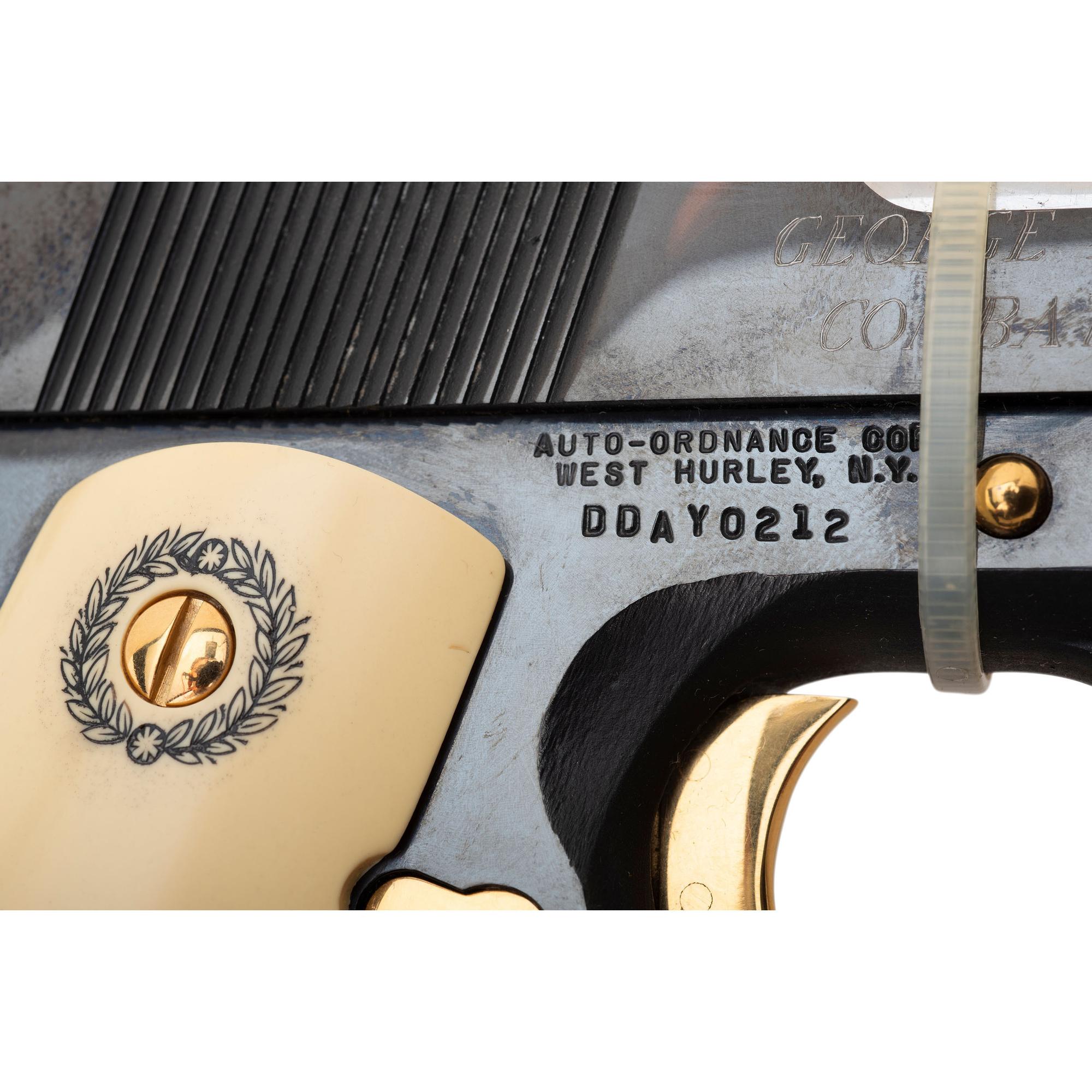 * Auto Ordnance D-Day Commemorative 1911A1 Pistol Issued by American Historical Foundation in Box