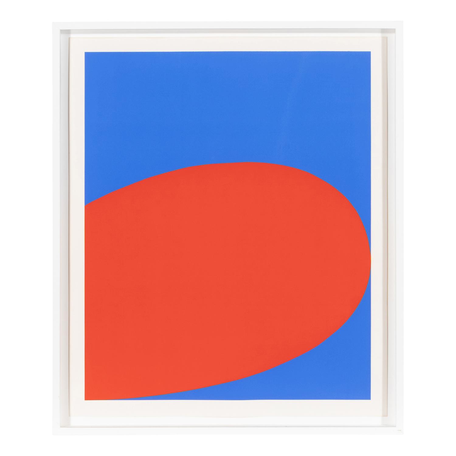 Ellsworth Kelly (American, 1923-2015) — Red Blue ( from Ten Works by Ten Painters), 1964