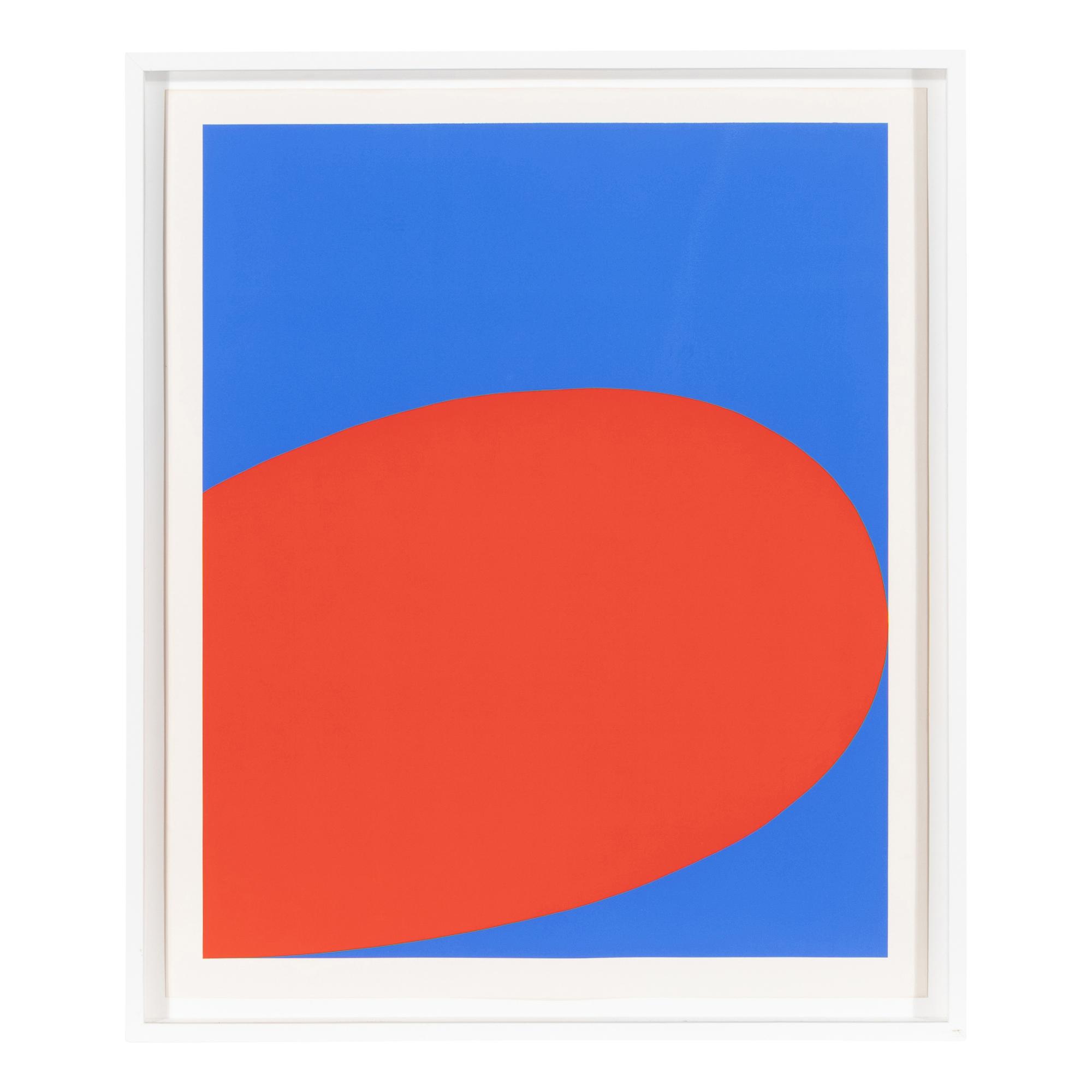 Ellsworth Kelly (American, 1923-2015) — Red Blue ( from Ten Works by Ten Painters), 1964