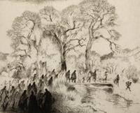 Singers Over The Bridge , Artist's Proof