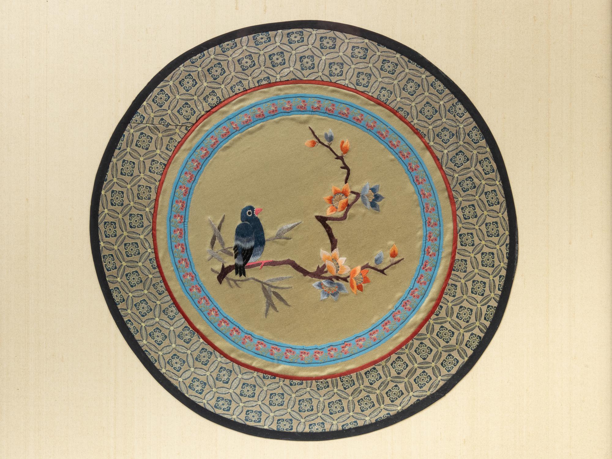 Two Chinese Framed Embroideries