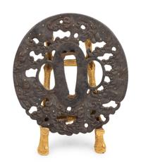 A Japanese Iron Tsuba