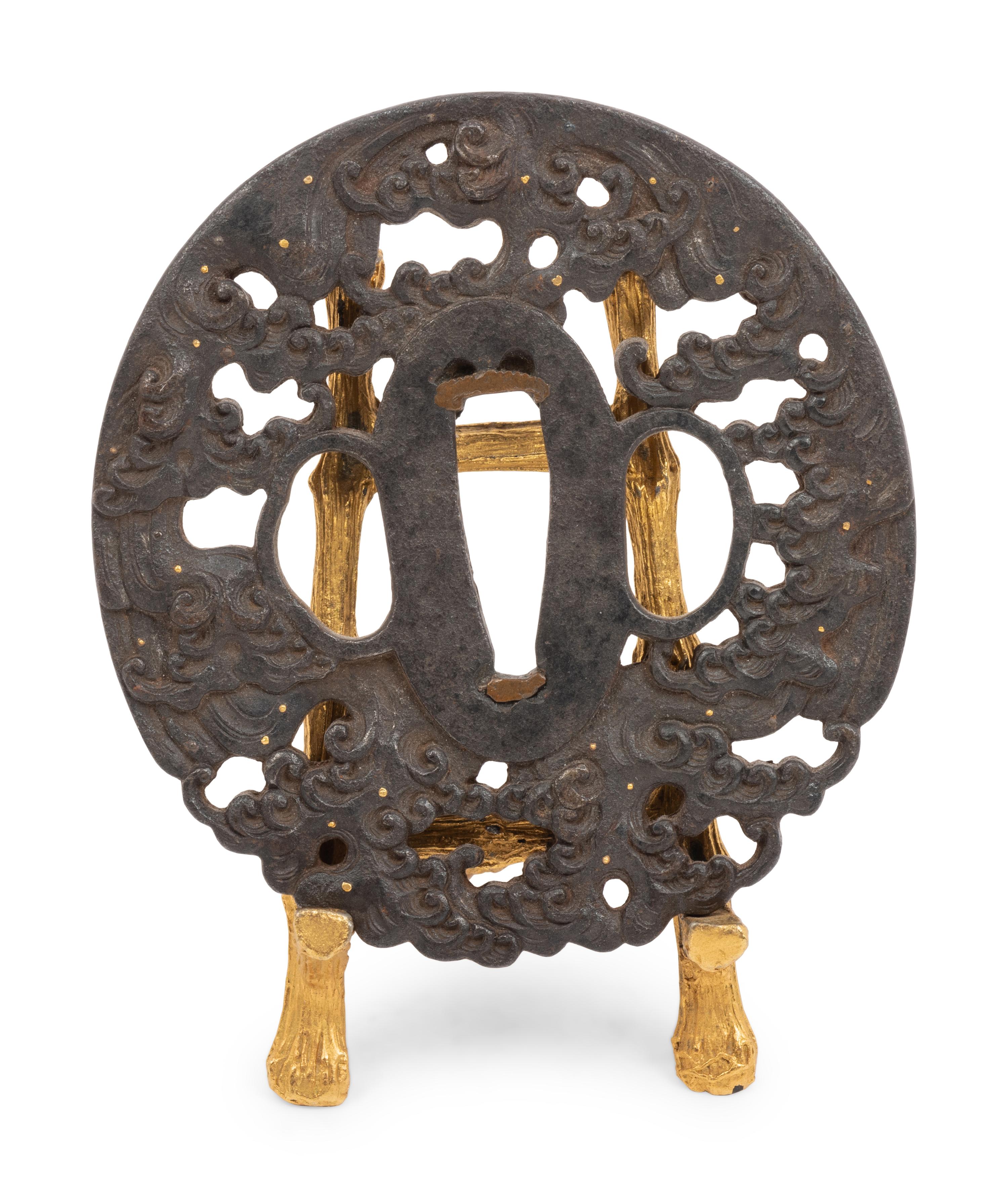 A Japanese Iron Tsuba