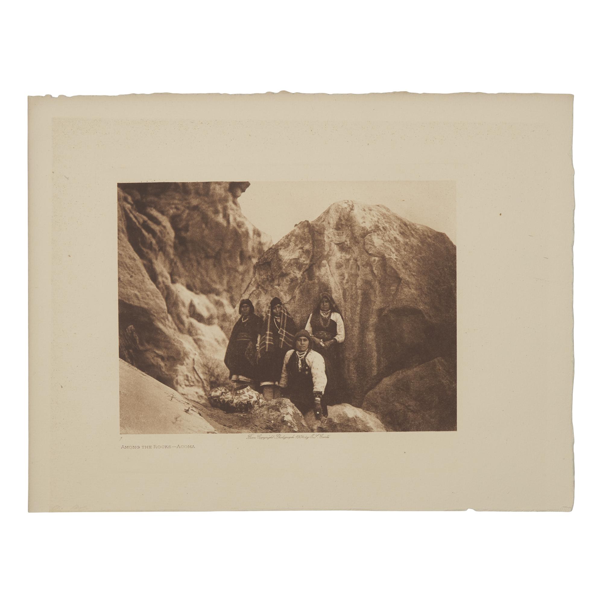[Native-Americana] Curtis, Edward S. Group of 2 photogravures