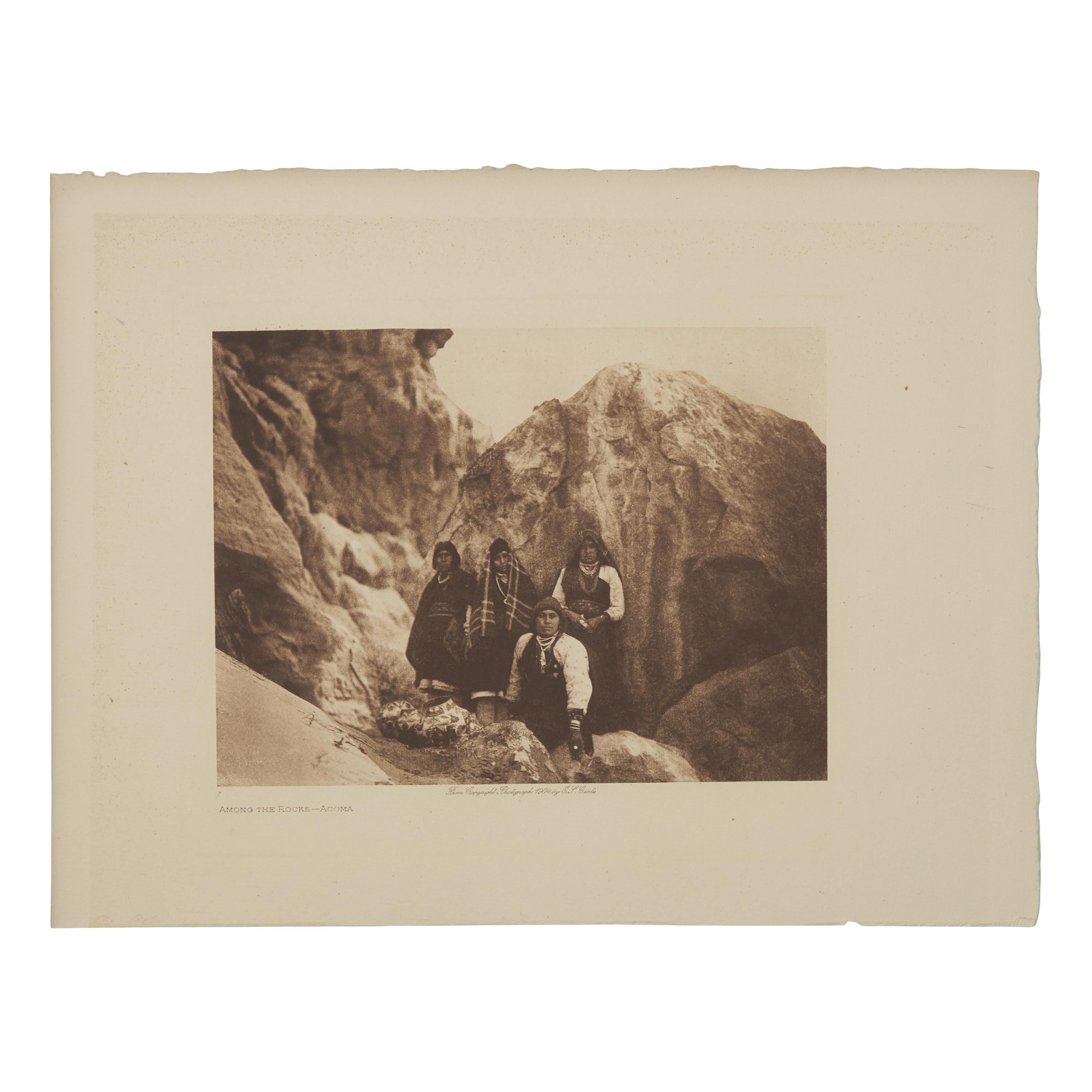 [Native-Americana] Curtis, Edward S. Group of 2 photogravures