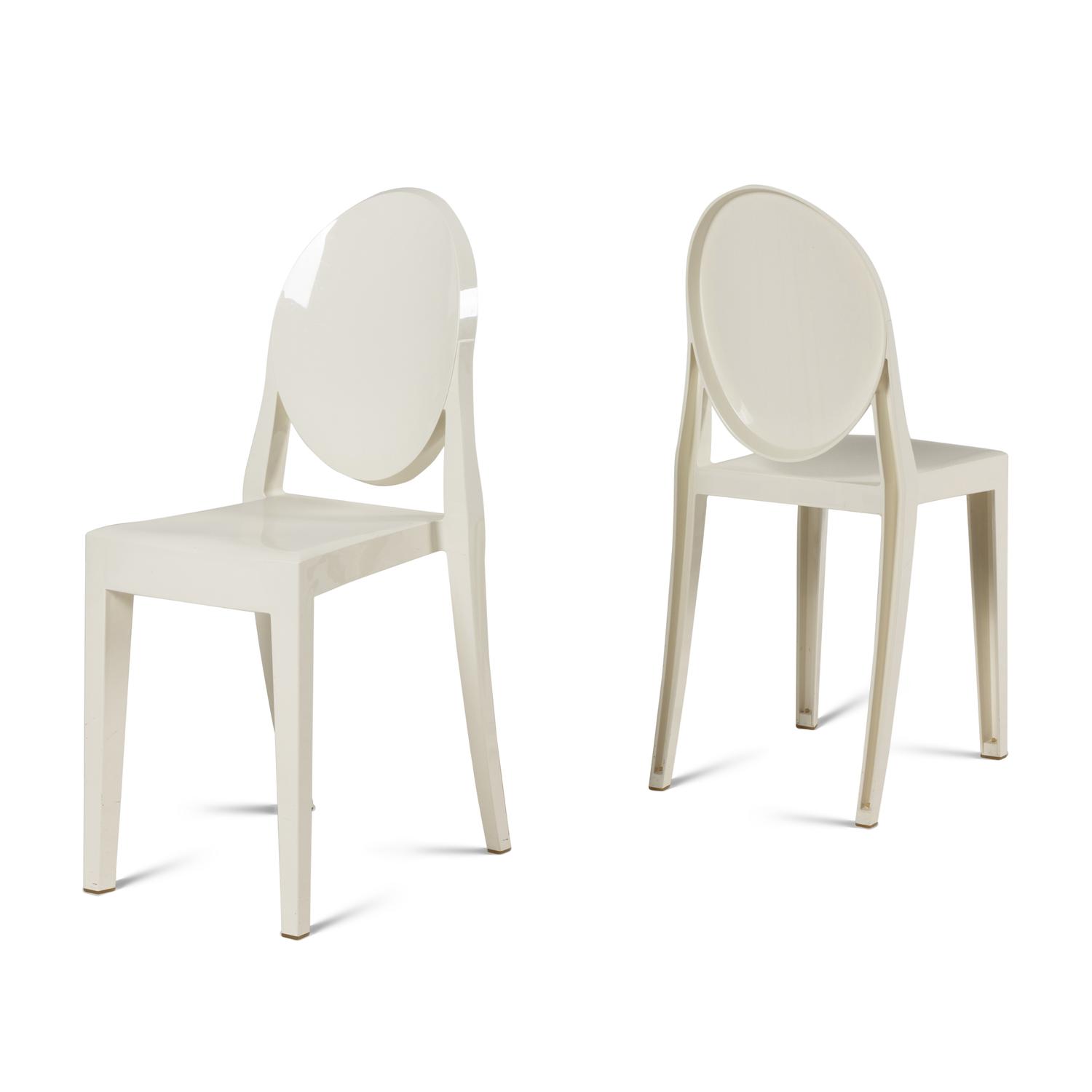 A Set of Six Philippe Starck Ghost Chairs
