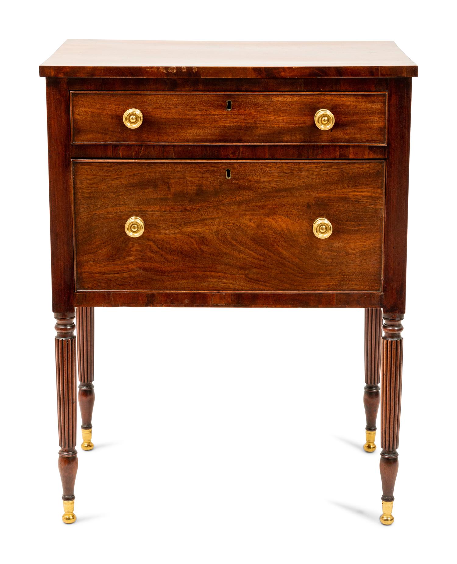An American Mahogany Nightstand