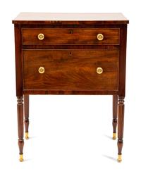 An American Mahogany Nightstand