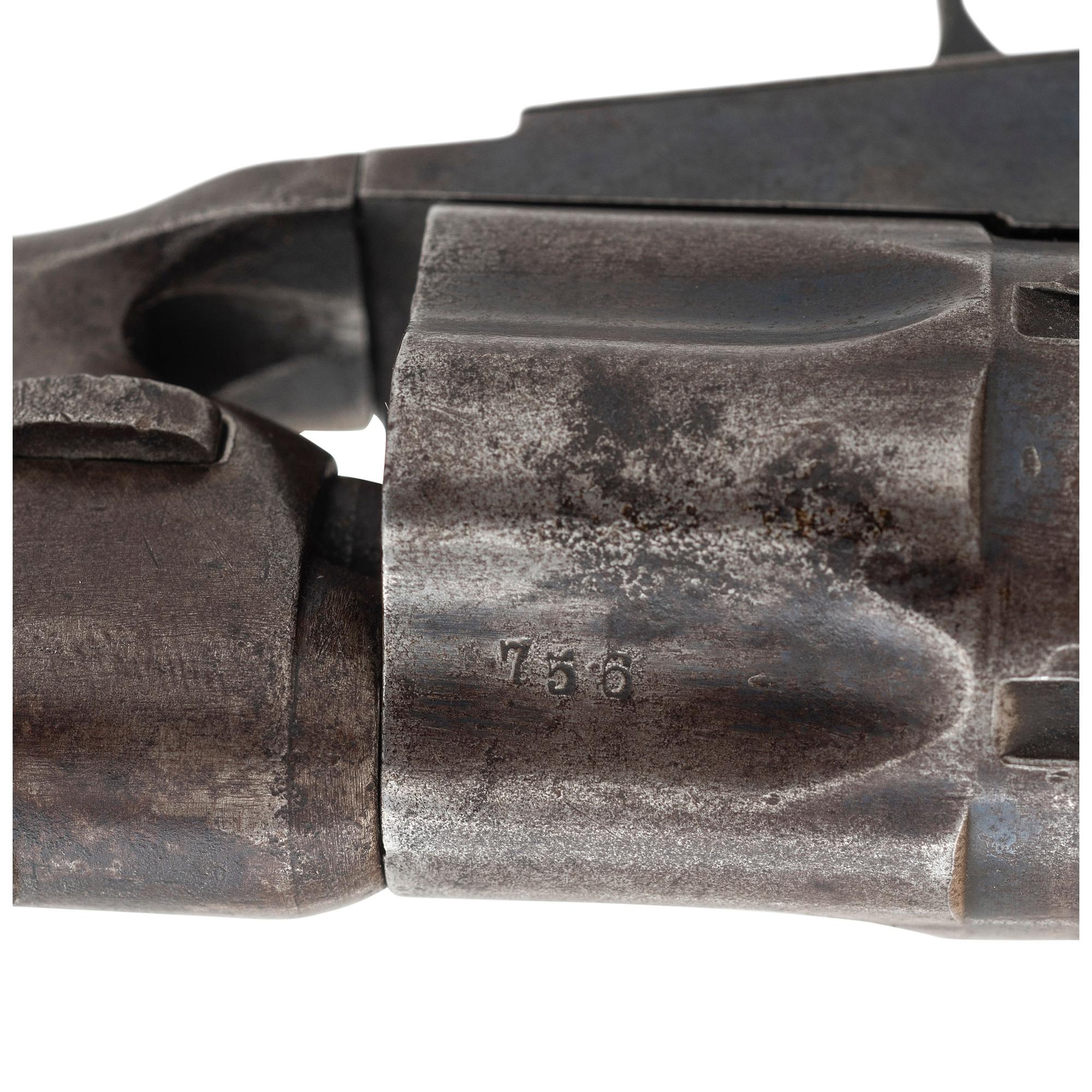 Gettysburg Used and Published Colt Model 1862 Police Revolver Inscribed to A.W. Tebbets by the Boston Printers