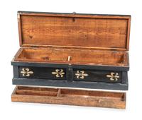 An English Painted Pine Ship Worker’s Tool Chest
