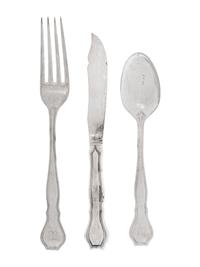 An American Silver Flatware Service